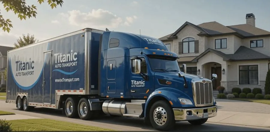 Enclosed car shipping carrier